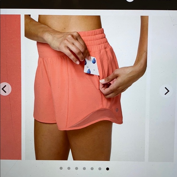 🍑Hotty Hot short NWT HR Light Coral sz 6 4" 🍑 - Picture 5 of 5